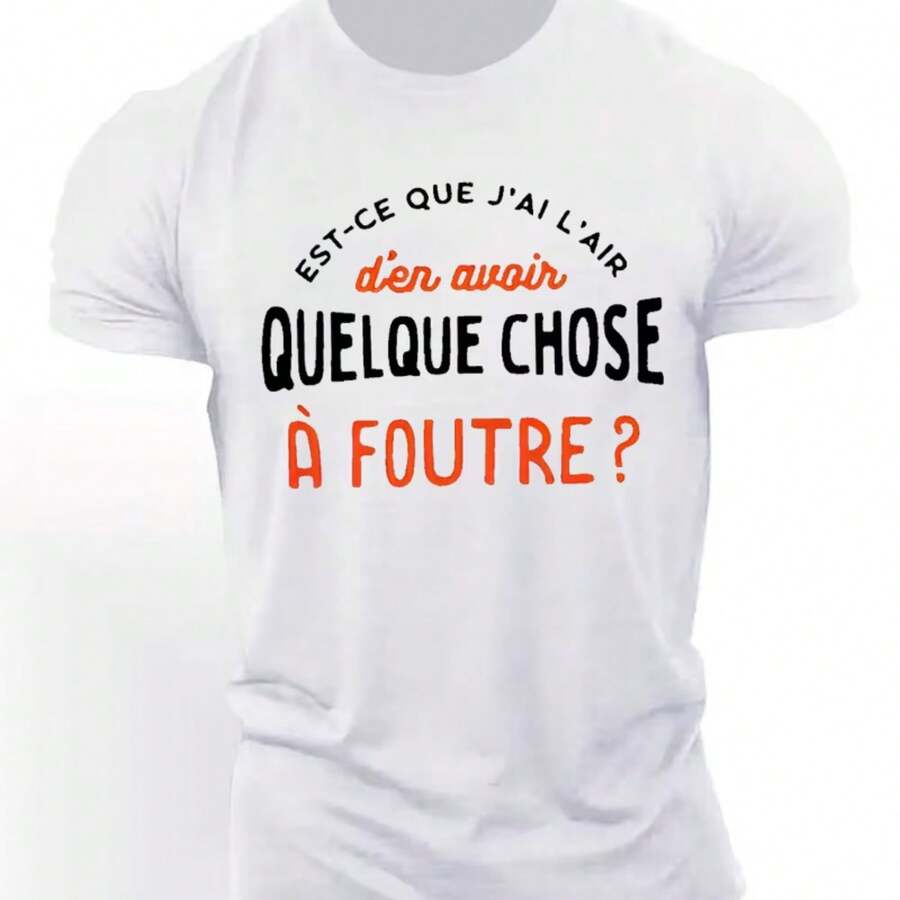 Camiseta impresa para hombres y mujeres - Blanco - Ver 1