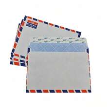 25/50/100 chiếc phong bì tự dính trắng, phong bì bảo vệ thông tin cá nhân có tem dán bóc được dùng cho tài liệu mật. - Hình chữ nhật - Xem 3