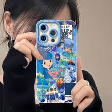 Blueberry Muffin, Blueberry Pancake Theme Phone Case. Compatible With Apple, , , And Honor. Made Of TPU Silicone, They Offer Protection Against Bumps And Drops. Great Gifts For Mom. - White - View 5