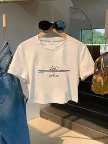Dam-T-shirts - Vitt - Visa 2