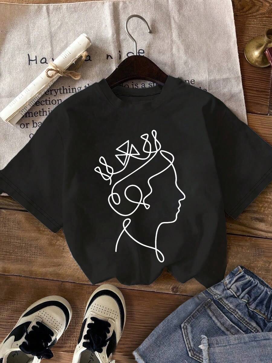 Women T-Shirts - Black - View 1