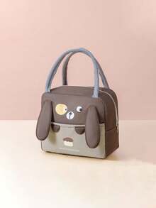 Cartoon Cute Lunch Bag, 3D Animal Pattern For Elementary Students, Handheld Zipper Lunch Bag, Multi-Functional Aluminum Foil Lining Insulated Lunch Box Bag, Large Capacity Travel Makeup Toiletry Organizer Bag, Multi-Functional Sealed Insulated Lunch Bag, Multi-Functional Storage Bag, Suitable For Work Commute, Picnic Camping, Gift For All - Multicolor - View 14