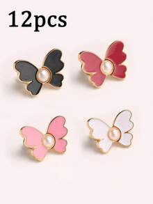 Butterfly-Shaped Waist-Cinching Button, Detachable, Nail-Free, Sewing-Free, Waist-Cinching Button For Jeans, Perfect For Altering Larger Waists . - Multicolor - View 13