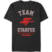 Starfox Team Men's T-Shirt - Black - View 1