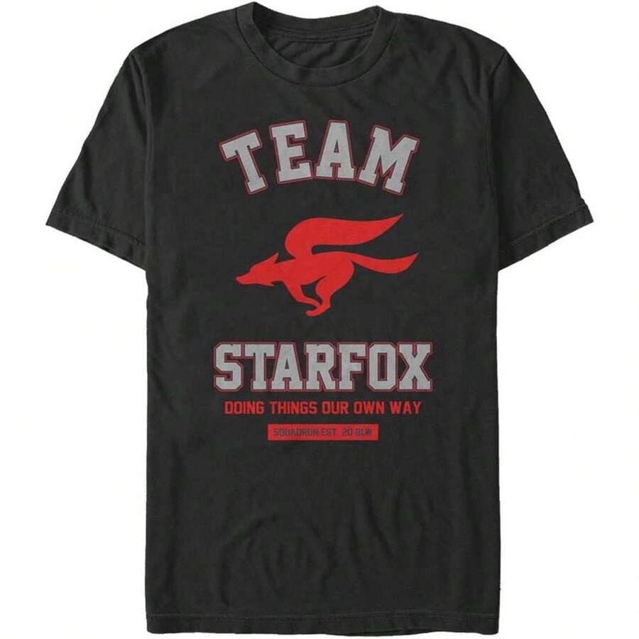 Starfox Team Men's T-Shirt - Black - View 1