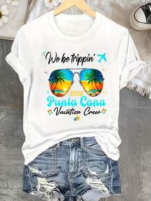 Camiseta personalizada de viaje familiar, Vacaciones familiares 2025, Camiseta de crucero, Viaje, Regalos de viaje - Blanco - Ver 1