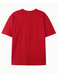 Vintage Patriotic T-Shirt With USA Graphics For Men And Women UU.1776 For Men And Women - Short Sleeve, Crew Neck, Star And Stripe Design, All Season Comfort, Machine Washable, 100% Cotton, Comfortable Fit, Birthday Gift For Men And Women, Machine Washable - 紅色 - 查看 2
