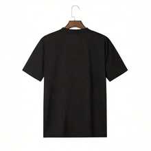 Camiseta Retro con Gráfico de Dinosaurios 663P - Negro - Ver 2