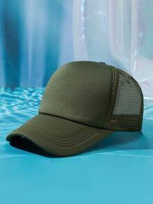 1 pieza Gorra de béisbol de mujer de malla de dos colores transpirable - Multicolor - Ver 32