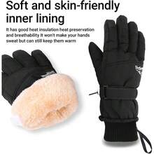 Warm Waterproof Winter Snow Gloves For Women Non Slip Touchscreen Snowboarding Skiing Mittens - 1 - View 3