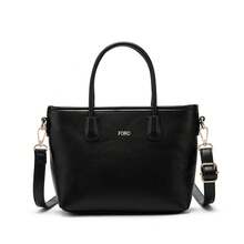 Version coréenne FORO2026 Nouveau sac à bandoulière simple, grande capacité, polyvalent pour les loisirs et les voyages, sac à main. - Noir - Voir 1