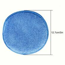 10 miếng mút bôi sáp bằng sợi microfiber, dụng cụ bôi sáp xe hơi, miếng mút đánh bóng và làm sạch chi tiết cho xe hơi (đường kính 5 inch) - Miếng bọt biển đánh sáp - Xem 2