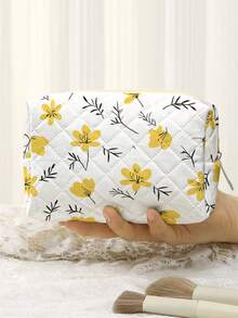One Versatile Pouch-Serving As A Makeup Bag, Toiletry Kit, Or Organizer-Featuring A Large-Capacity, Foldable Design That Makes It Highly Portable For Travel. Adorned With A Stylish Floral Print, It Effortlessly Stores Cosmetics And Skincare Products - Multicolor - View 8