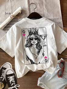 Women T-Shirts - White - View 2