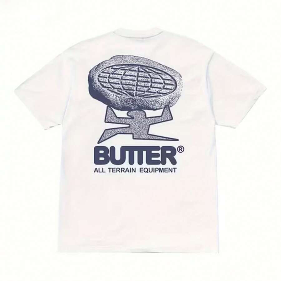 Camiseta impresa para hombres y mujeres - Blanco - Ver 1