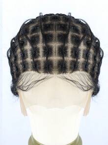 Full Lace Crochet Wig Cap With Natural Knots And Baby Hair, Suitable For Glueless Woven Wigs, Lace Front Woven Wig Cap For Wig Making, Compatible With Various Crochet Hair Colors And Textures - View 6