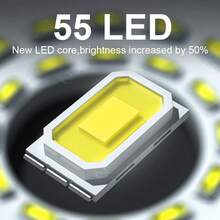 1個 3合1 光控、感應、遙控太陽能燈，55LED 內建充電電池，IP65 防水，適用於庭院、花園、道路 - 太陽能 - 查看 7