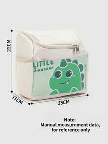Playful Pattern Water‑Resistant 6‑7L Stroller Side Storage Caddy | Universal Pram‑Mounted Baby Essentials Organizer For Daily Family Outings - Multicolor - View 2