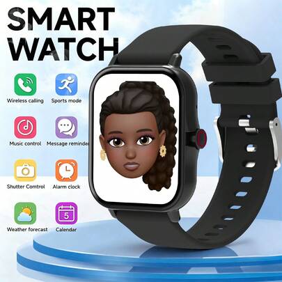Reloj inteligente para niños 2026, pantalla HD grande de 1.83", batería de larga duración de 260mAh, múltiples modos deportivos, llamadas inalámbricas, control de música, cámara remota, pronóstico del tiempo, notificación de mensajes