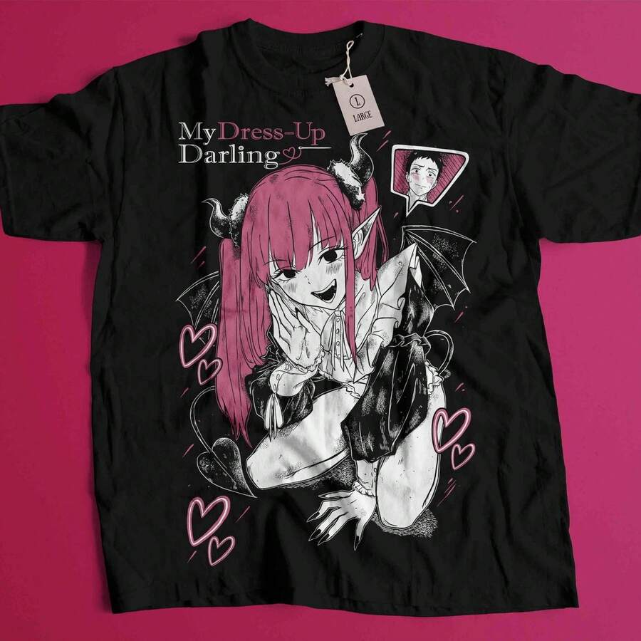 Sailor Kitagawa My Dress Up Darling Anime Lovers Gift Anime Lovers Shirt All Size3220g Cla-Ssic Cotton T-Shirt - UniS-Ex - The Shirt You A-Lways NeededSuitable For All People, Whether WoM-En Or M-Enhigh-Quality Durable Fabric Suitable For All Seasons,Ft To The Touch But Built To LastBreathabletops WoM.En Fall OutfiT.S For WoM.En VaC.Ation OutfiT.S WoM.En Easter, St. Patrick's Day Costume - 黑色 - 查看 1