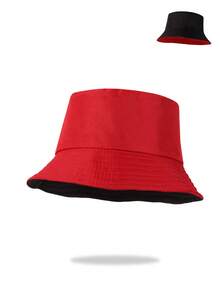 1pc Candy Color Unisex Foldable Sun Hat, Suitable For Outdoor, Travel, Vacation, Casual Daily Wear, Spring/Summer - A - View 11