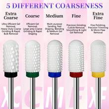 1pc Nail Drill Bit Professional Nail File For Gel Removal - Multicolor - View 3