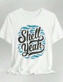 'Summer Vibes' Print T-Shirt, Size S, Cute T-Shirt, Party T-Shirt, Beach T-Shirt, Summer T-Shirt - 波爾多 - 查看 1