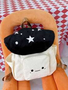 New Mushroom Shaped Fashion Cute Versatile Large Capacity Minimalist Portable Travel Backpack, Suitable For Any Occasion - Multicolor - View 7