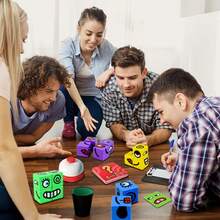 Face-Changing Expression Building Blocks, Portable Expression Matching Puzzle With Bell, Parent-Child Interactive Educational Brain Game, Indoor Home Entertainment Sensory Learning Toy, Children's Birthday School Holiday Gift - Multicolor - View 11