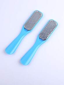 Bộ 2 dũa gót chân hai mặt cán nhựa kèm hộp đựng dụng cụ loại bỏ chai sần, dụng cụ chăm sóc gót chân, màu xanh dương. - Nhiều màu - Xem 8