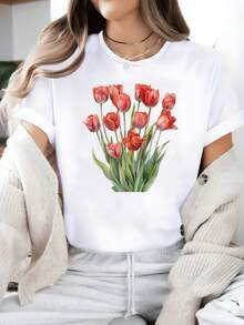 Women T-Shirts - White - View 7