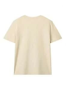 Women's Summer Colorful LOVE Letter Print Drop Shoulder Oversized T-Shirt, Casual Vacation Y2K Aesthetic Streetwear Graphic Tee, Breathable Loose Fit Top For Daily Wear, Beach Trip, Holiday Getaway, Weekend Hangout,  Retro Style Comfy Shirt For Viral Fashion Looks &  Outfit Ideas - 杏色 - 查看 4