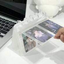 立式相册，用于存放明星卡片和照片卡片，桌面摆件，返校用品 - 多色 - View 7