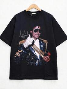Shirts Clothes Graphic Tees Summer Tops Summer Tops Y2k Streetwear Von DutchQ07 Vintage Shirt, Tshirt, Jackson Shirt, Michael Of Pop Shirt, Michael Fan Gift 4th Of July Fathers Day Gift Manfinity Vacation Outfits Funny Shirts EE9K - màu đen - Xem 1