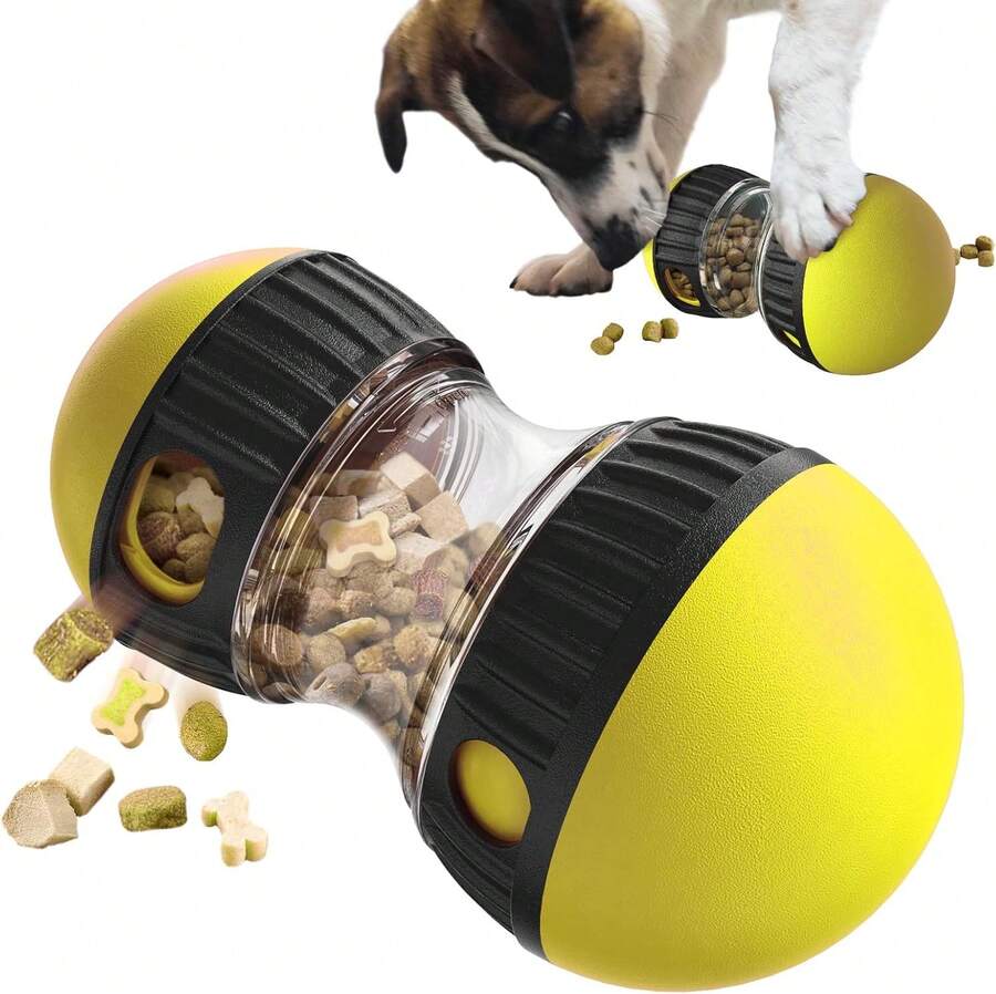 Dog Interactive Toys Dogs Puzzles Feeder Adjustable Food Dispensing Treat Dispenser Slow Feeding For IQ\/Physical Training And Brain Stimulation Large Medium Small Dog - Đen trắng - Xem 1