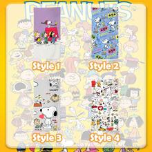 SNOOPY 畅销史努比超细纤维沙滩巾，卡通儿童沙滩浴巾，夏季海边吸水毛巾 - 長方形 - 查看 11