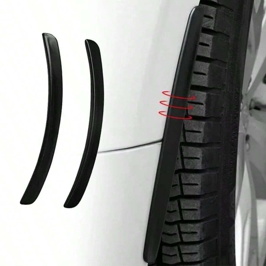 Protector universal de guardabarros suave para automóvil, cubierta protectora contra arañazos, tiras anticolisión, accesorios para automóvil - A - Ver 1