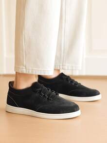 Giày lười nam màu đen kiểu Anh, giày slip-on, giày đi bộ sang trọng, giày công sở, giày bệt nam. - màu đen - Xem 4