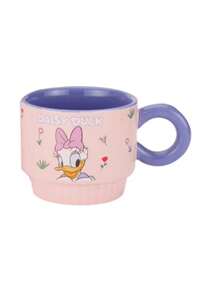 Bộ cốc sứ xếp chồng 330ml hình gia đình Mickey và Minnie của Disney, cốc cà phê/nước chịu nhiệt tráng men dưới lớp men, bộ quà tặng lễ hội cho gia đình. - Nhiều màu - Xem 9
