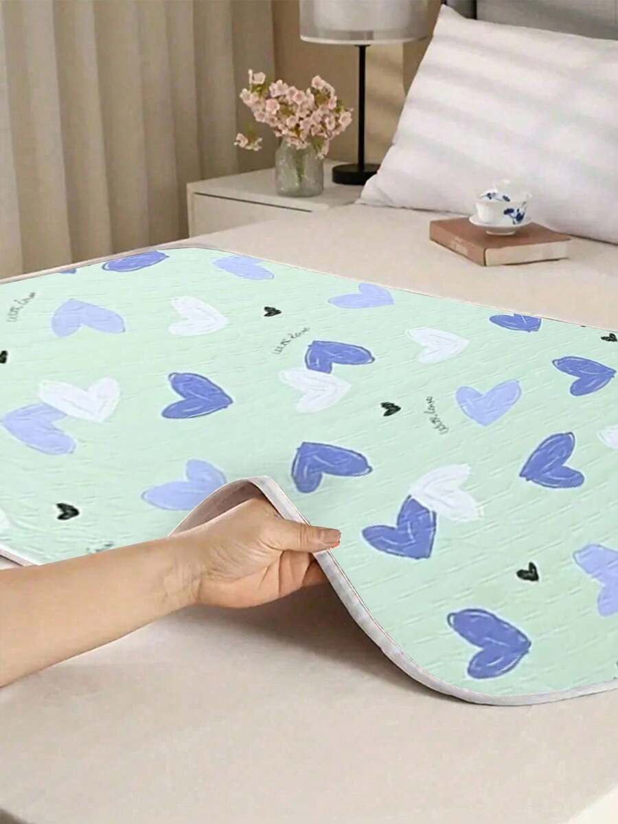 Almohadilla para cama para incontinencia de adultos, impermeable y lavable, absorbente y transpirable, adecuada para el cuidado menstrual - Multicolor - Ver 1