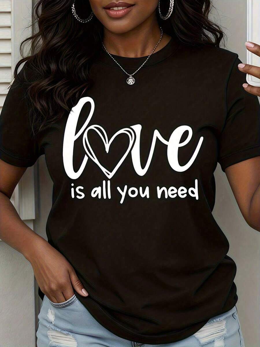 1 Piece Of Women's White Round Neck T-Shirt, Basic, Short Sleeve, Casual, Soft And Comfortable For Daily Wear, Fashionable T-Shirt, 180g, 100% Cotton. - 黑色 - 查看 1