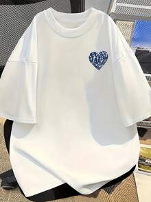 Women's T-Shirt For Spring And Summer - 黑色 - 查看 11