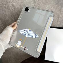 1 件装夏季沙滩伞饮料图案平板电脑保护套，带笔槽，兼容 iPad 10.9/10.2/ Air 第五代/Pro 11/第十代/9.7/Air 2/（第七代）/（第八代）/ Air 4/5/ Pro 11/ 第十代 10.9 英寸 2022 款智能保护套/ Air 13 (M3 2025)/ Air 11 (M3 2025)/ Air 11 (M3 2025)/ 11 (A16 2025)/ 兼容 Galaxy Tab S10+/S9/A9、小米 5/5PR/6/6PRO/7/7PRO、OPPO Pad、华为 MatePad 和荣耀 Pad。 - 彩色 - 查看 7