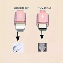 White Oil Drop Four-Leaf Clover Phone Pendant, Dust Plug Suitable For IPhone/Type-C Interface Dust Protection - White - View 7