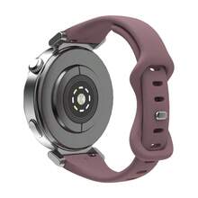 1條適用於華為GT3 (42mm) (43mm)、GT1/2/3、Watch4/4Pro (46mm) (48mm)的可調節式柔軟透氣防汗錶帶，粉色、星光色、綠色等多色可選，輕量快乾通用替換運動錶帶，適合18mm、20mm、22mm寬度矽膠錶帶，兼容三星及其他智慧手錶 - 彩色 - 查看 11