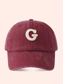1 buah Topi Baseball Anak Warna Burgundy dengan Huruf, Topi Pelindung Matahari untuk Anak Laki-laki dan Perempuan, Cocok untuk Aktivitas Luar Ruangan dan Penggunaan Sehari-hari - Larut dalam air - tutup pencuci air berwarna merah anggur - View 57