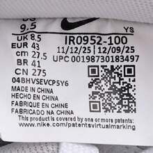 Nike Giày thể thao nam AIR FORCE 1 '07 LV8, kiểu dáng cổ thấp IR0952-100 - Đen và trắng - Xem 8