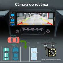 Estéreo de Pantalla Carplay Android Auto 6.5 Pulgadas Reproductor Receptor Bluetooth 1 DIN MP5 Esterio Carro Stereo Autoestereo con Cámara De Reversa Conectividad inalámbrica y USB cableada - A - Ver 7