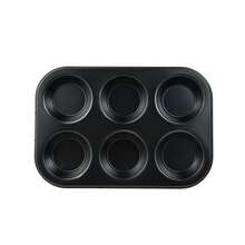 Set Of 3 Muffin Tins, Each 26.5x18.5x3 Cm, Carbon Steel, Non-Stick, For Muffins And Pastries, EXPERT San Ignacio - View 4