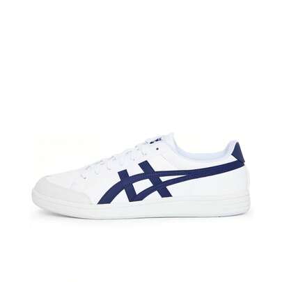  Onitsuka Tiger Advanti Entry Court Polyester (Polyester Fiber) Synthetic Leather Rubber Leather Suede T Rendy Casual Sneakers Anti-Slip Wear-Resistant Low-Top Skate Shoes Unisex White And Blue